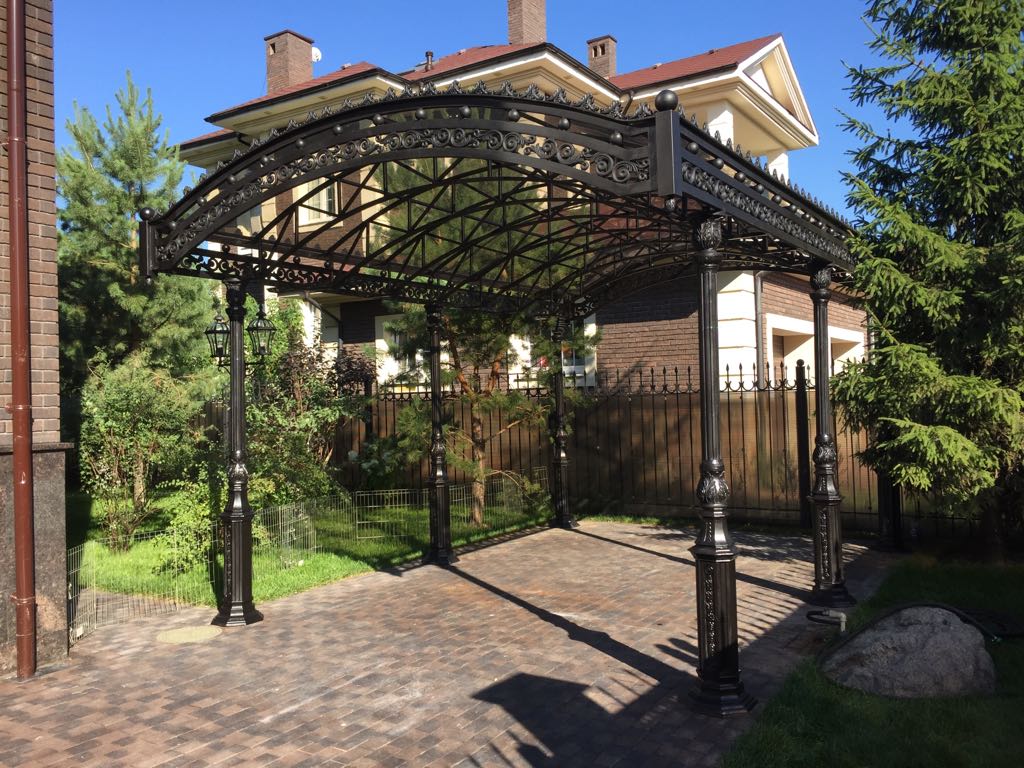 Козырьки, навесы, входные группы | LLC \"SBV\" | Художественное литье из ...